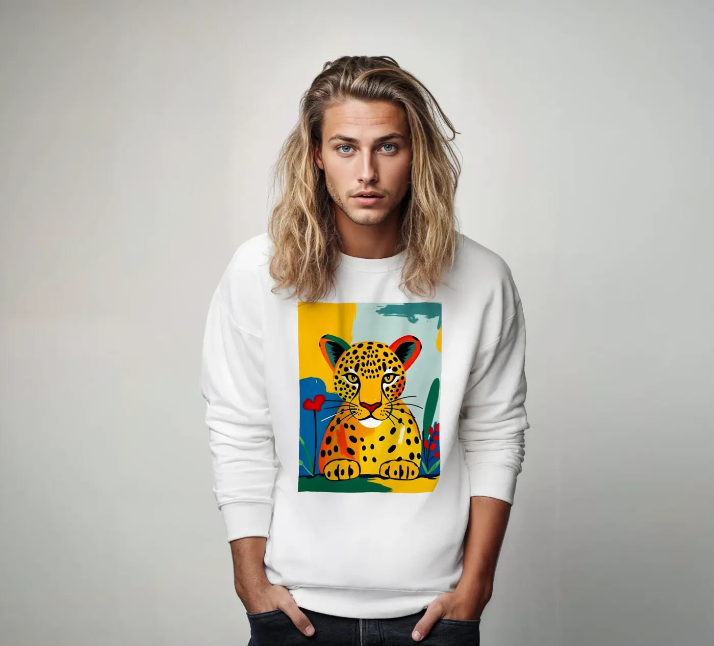 LEOPARDO felpa da ARTOMATIC