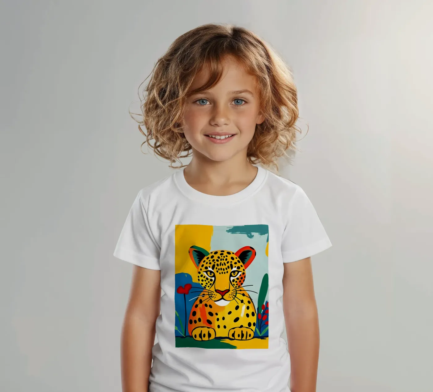LEOPARDO t-shirt bambini da ARTOMATIC