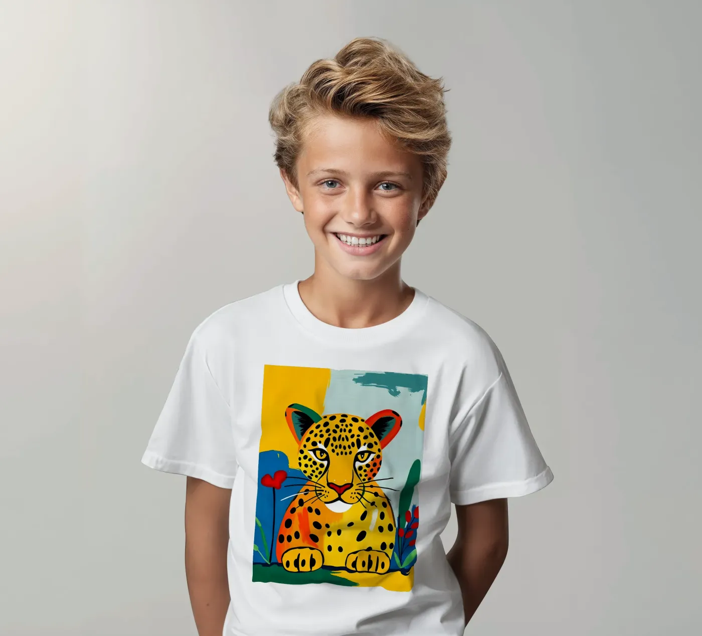 LEOPARDO t-shirt bambini da ARTOMATIC