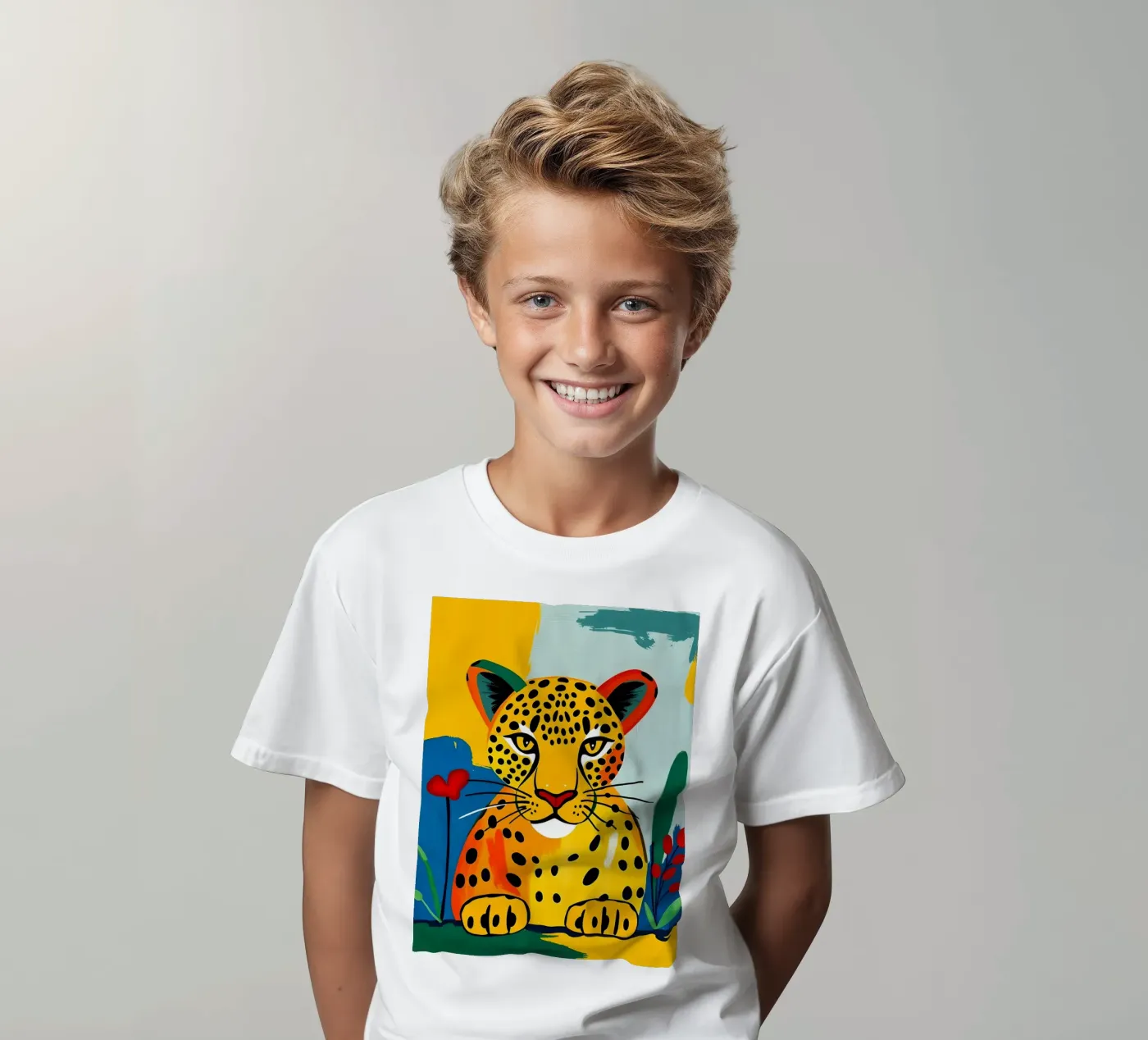 LEOPARDO t-shirt bambini da ARTOMATIC