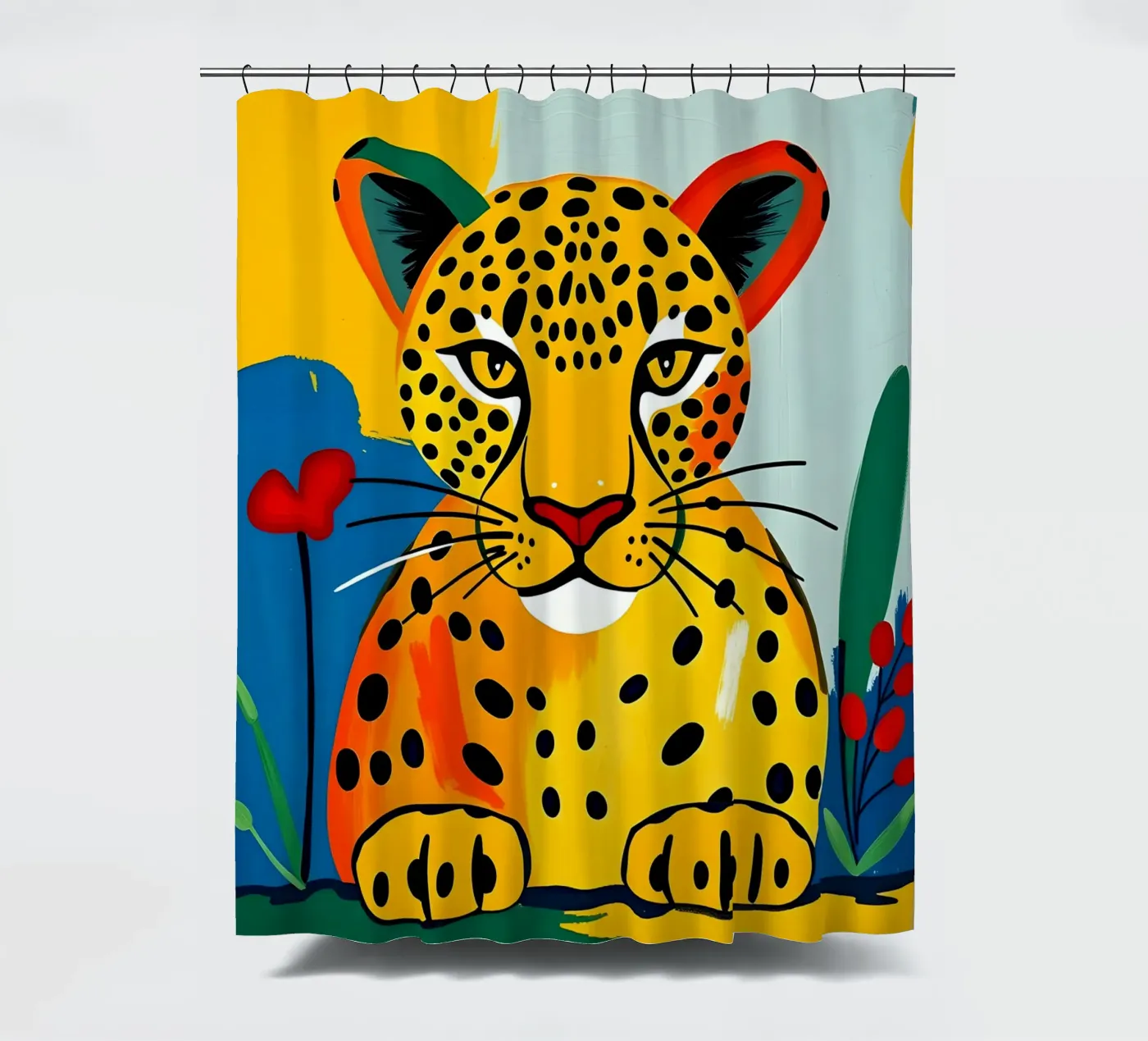 LEOPARD Duschvorhang von ARTOMATIC