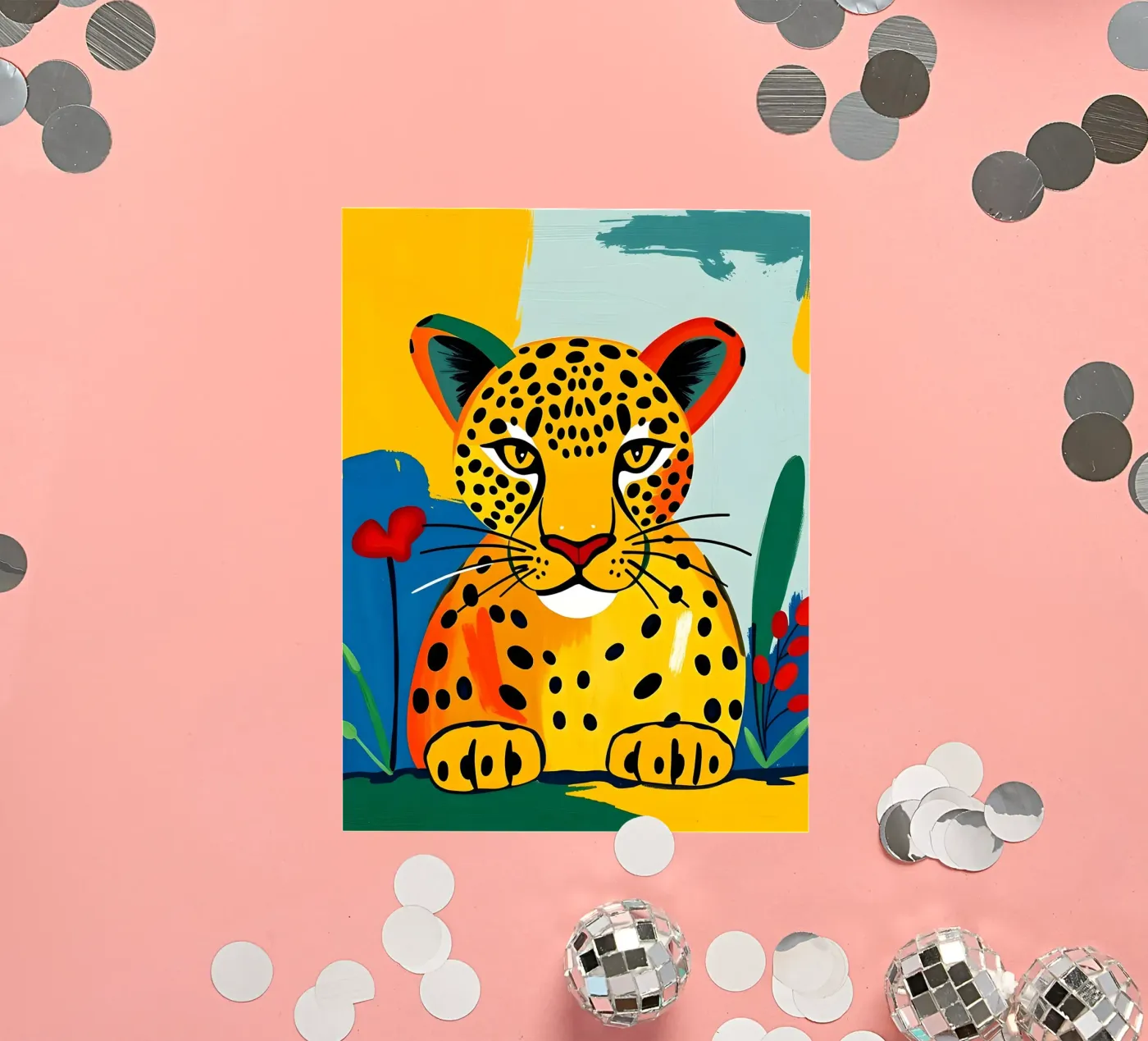 LEOPARD Sticker von ARTOMATIC