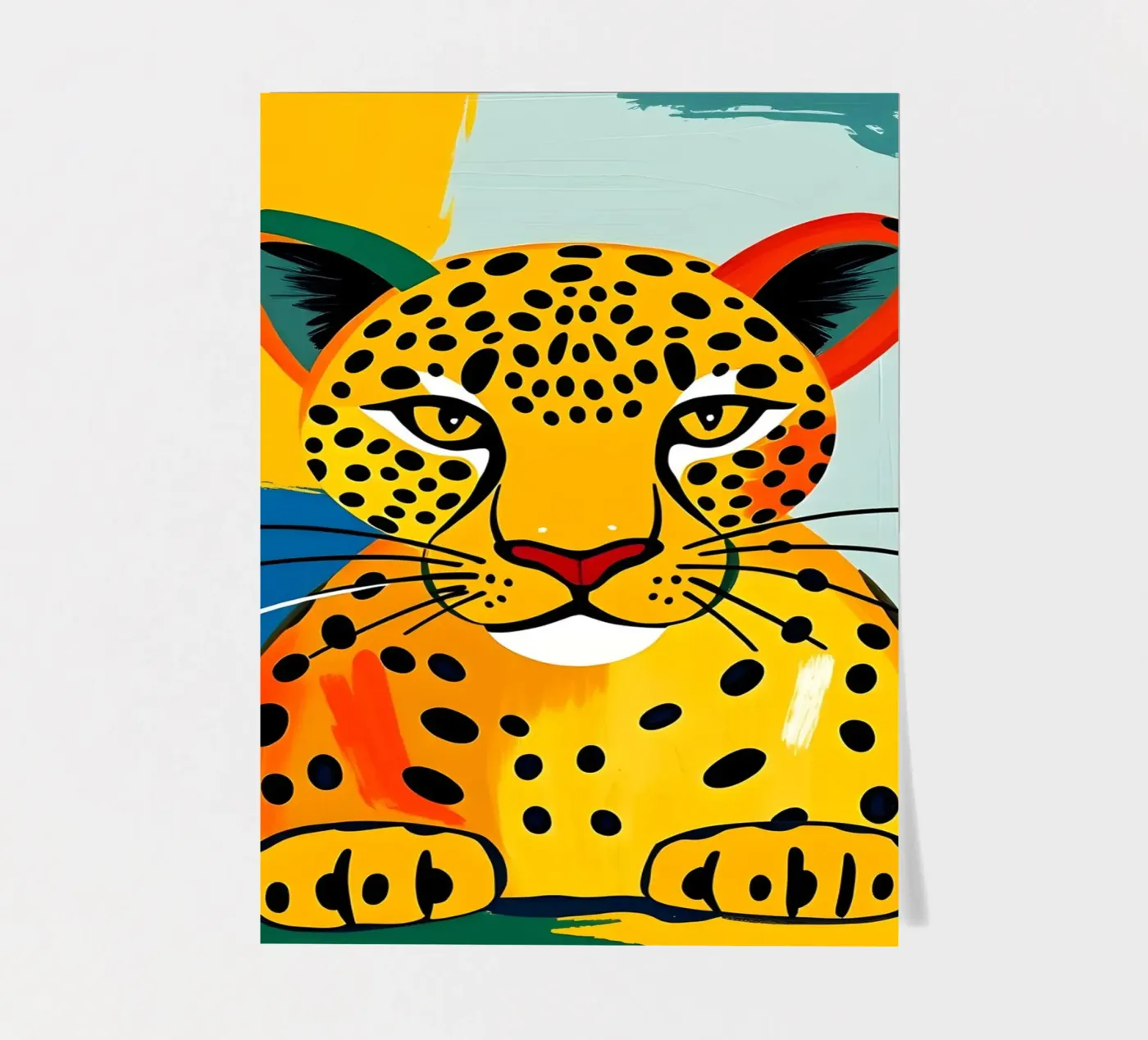 LEOPARD stickervel van ARTOMATIC