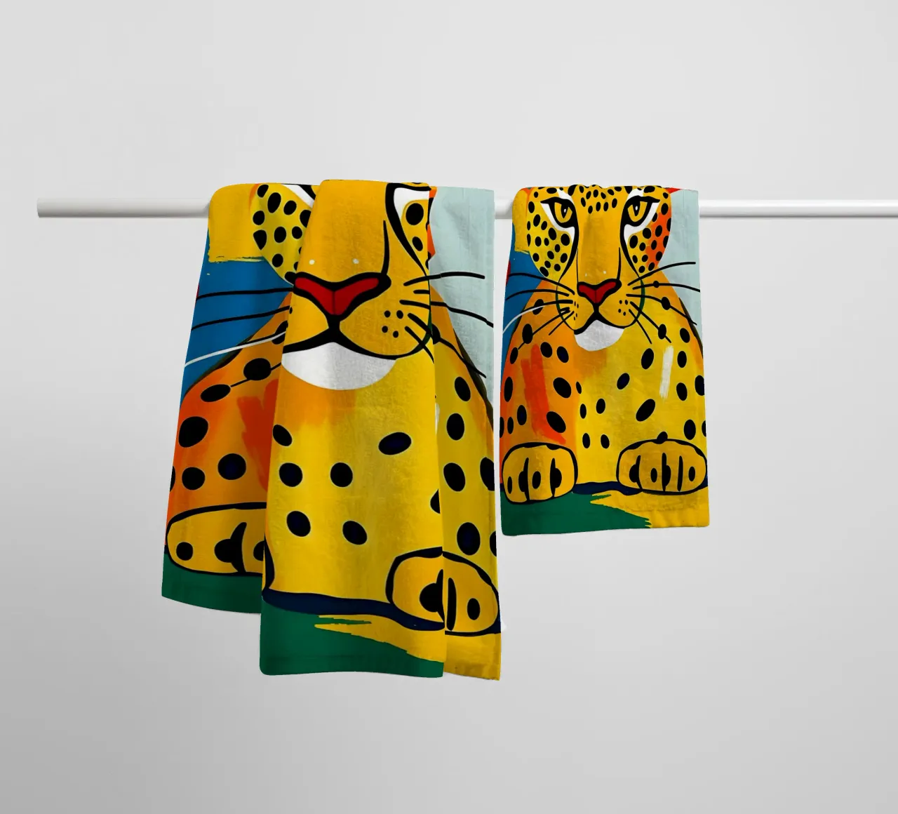 LEOPARD towel by ARTOMATIC