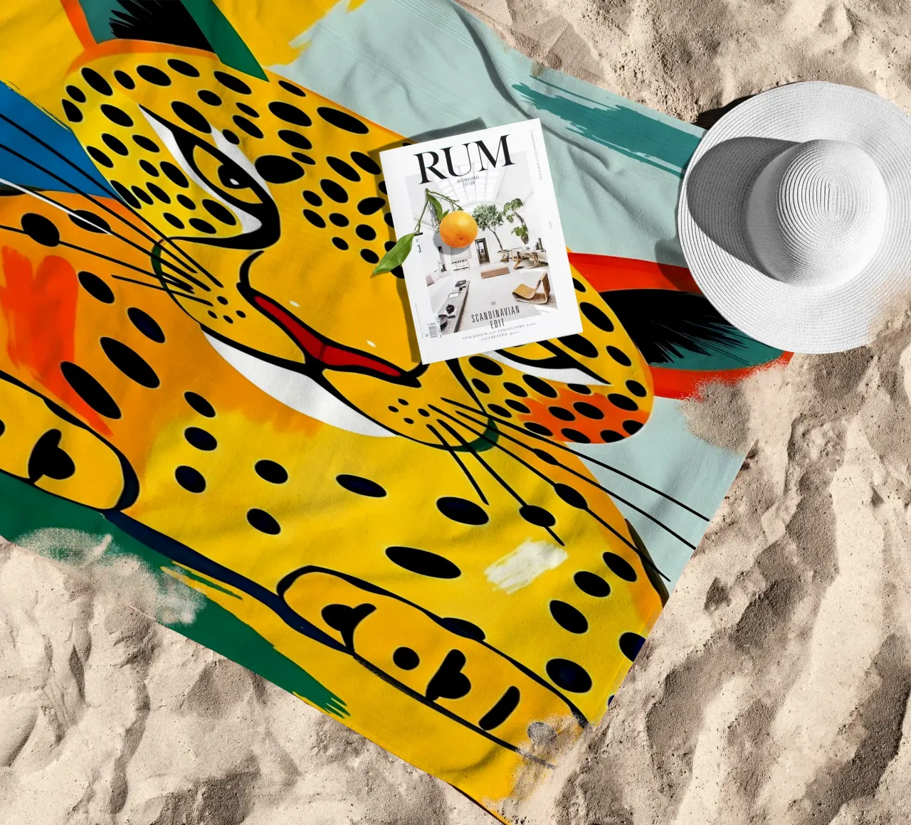 LEOPARDO telo mare da ARTOMATIC