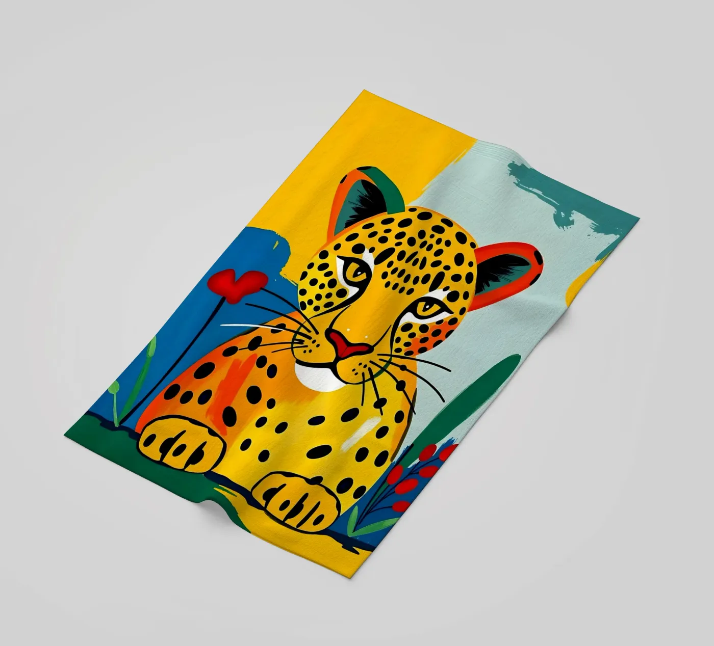 LEEUWARD strandhanddoek van ARTOMATIC