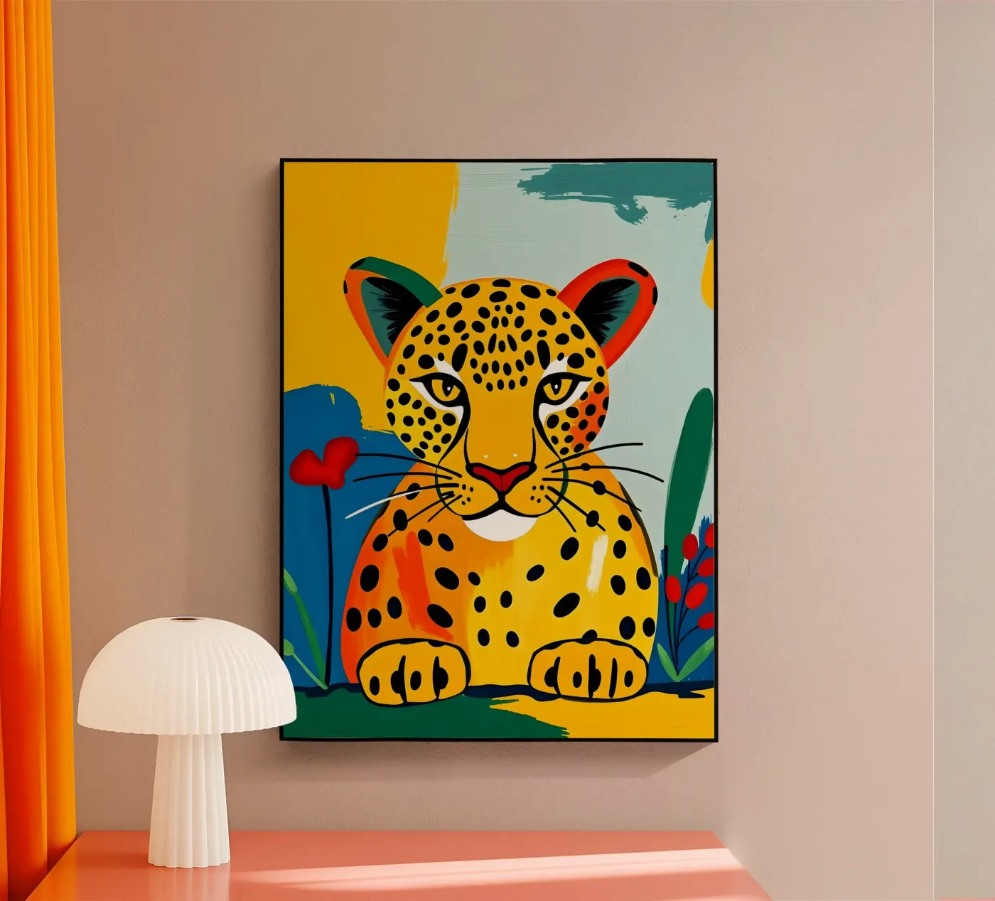 LEOPARD Acryl-Glas von ARTOMATIC