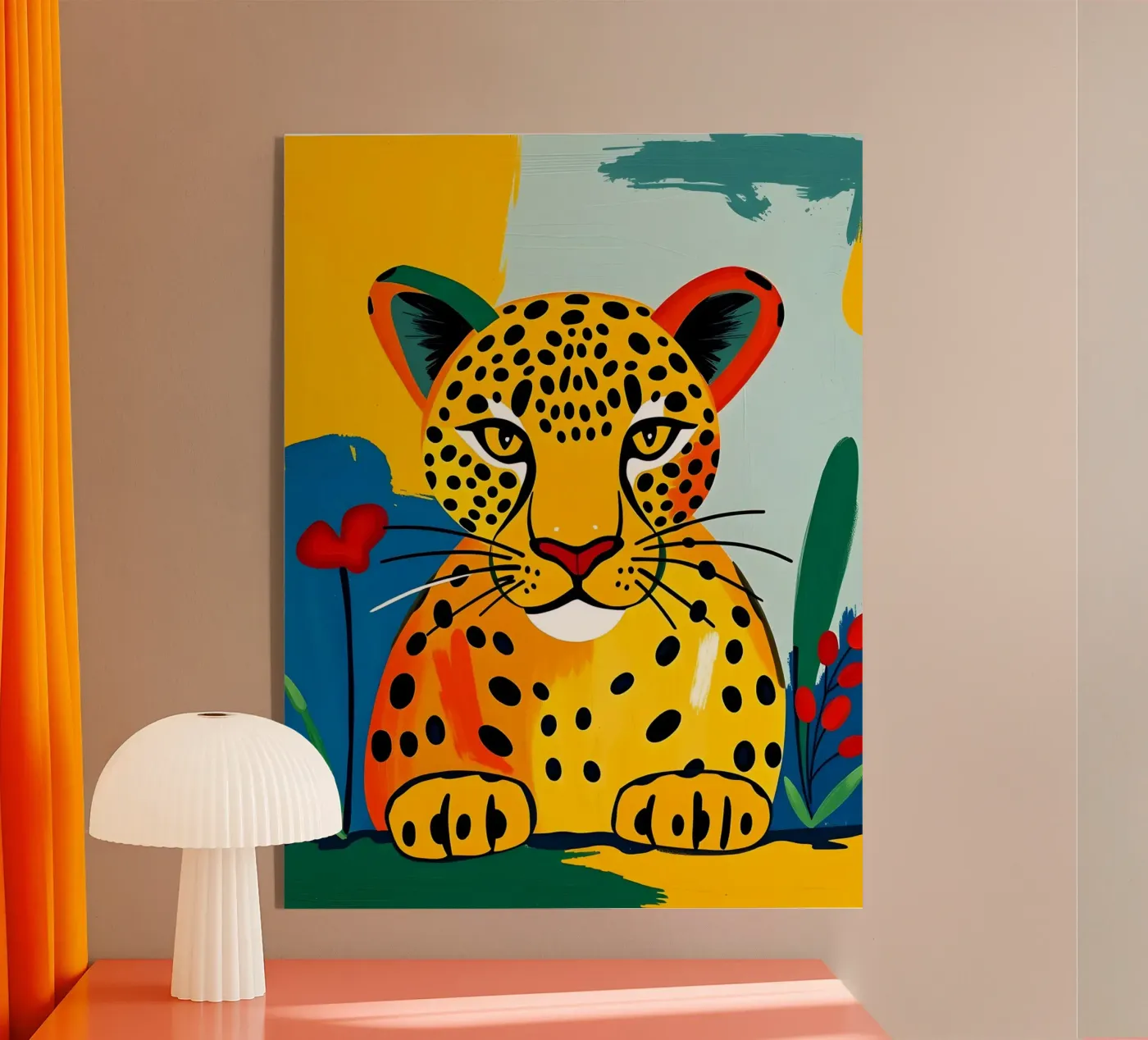 LEOPARD Acryl-Glas von ARTOMATIC