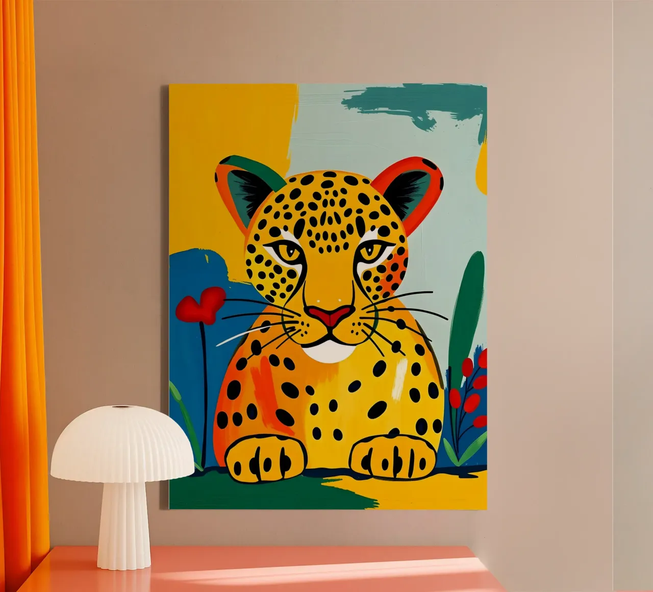 LEOPARDO tela da ARTOMATIC