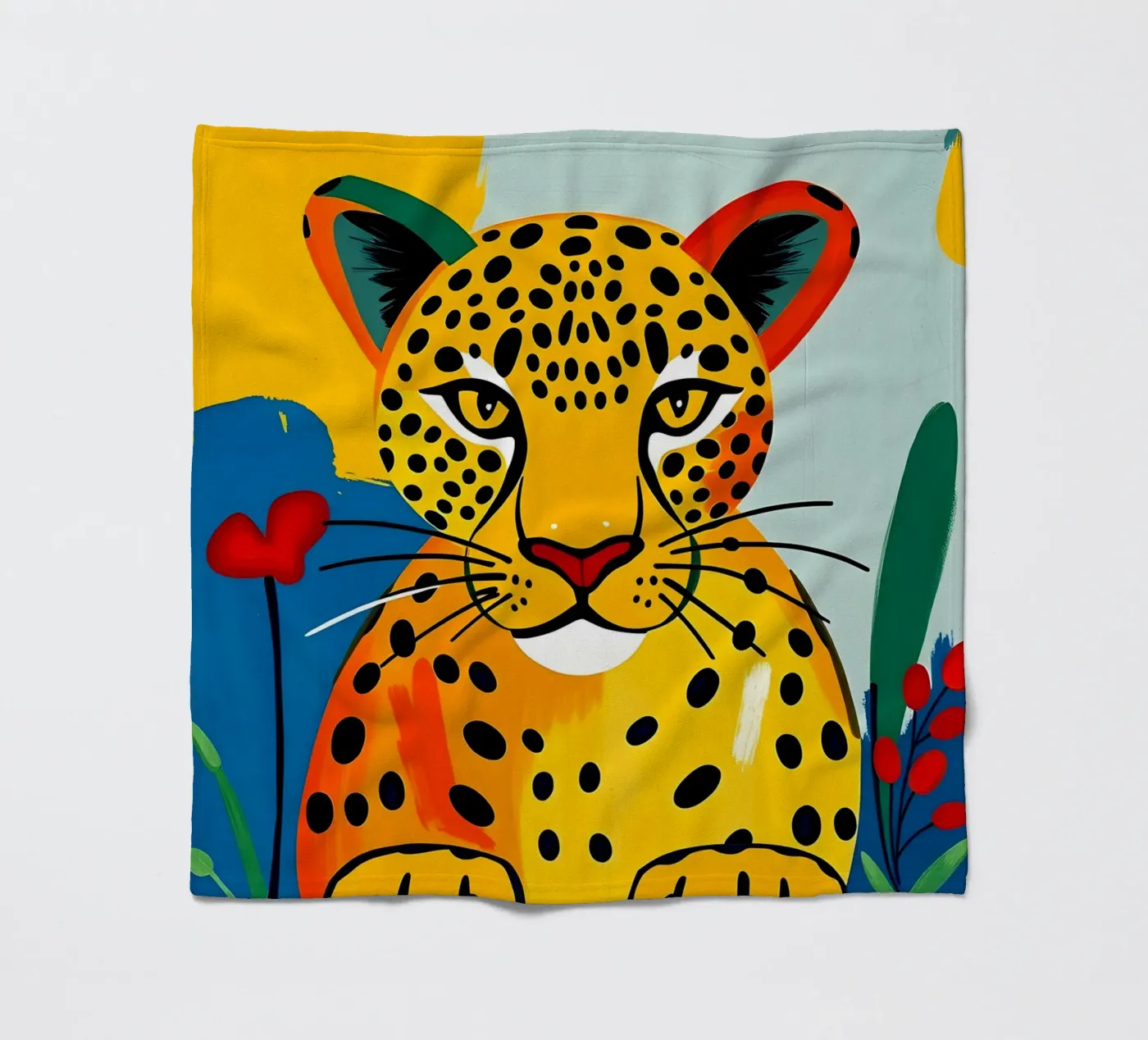 LEOPARD fleece blanket by ARTOMATIC