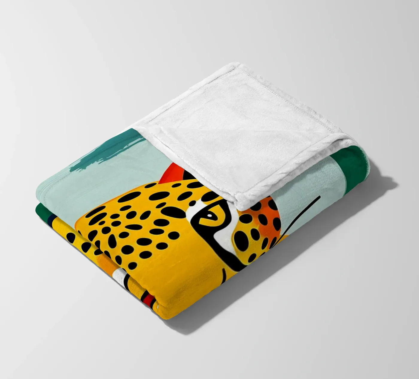 LEOPARD fleece blanket by ARTOMATIC