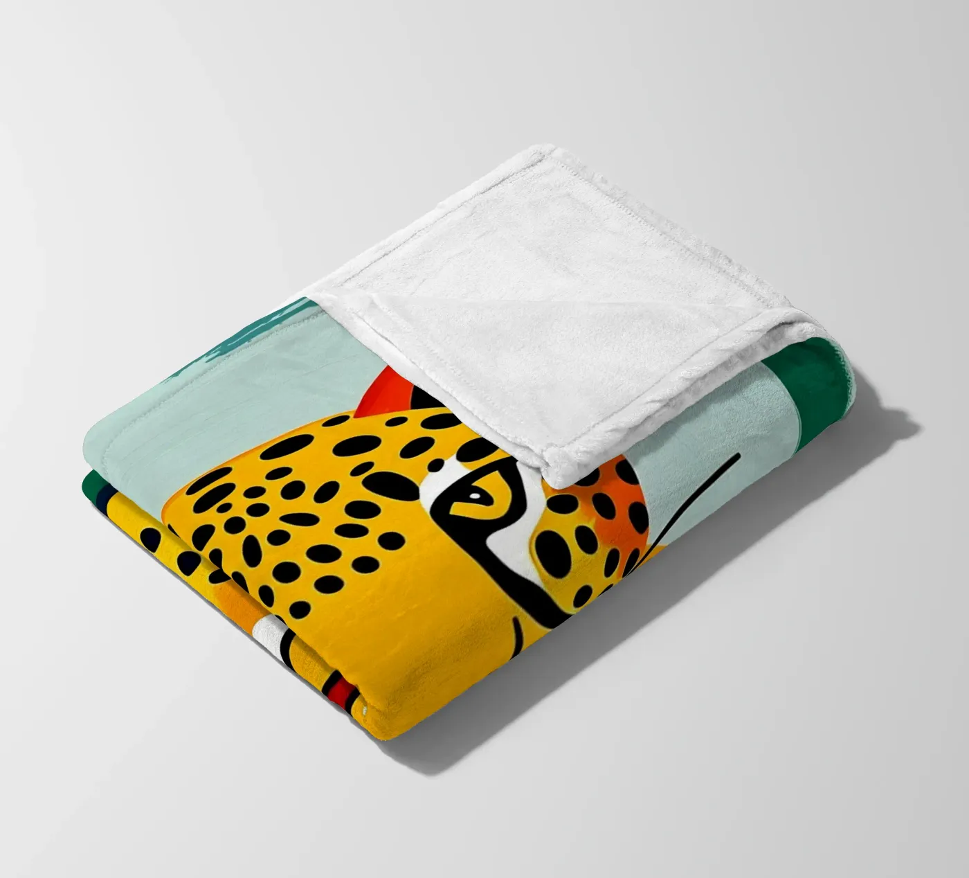 LEOPARD fleece blanket by ARTOMATIC