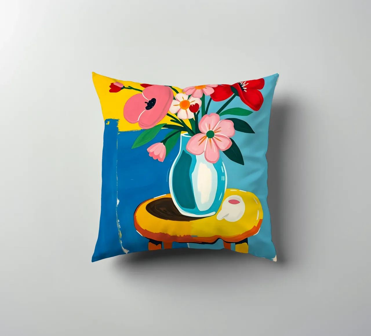 Fiori su un tavolo cuscino da ARTOMATIC