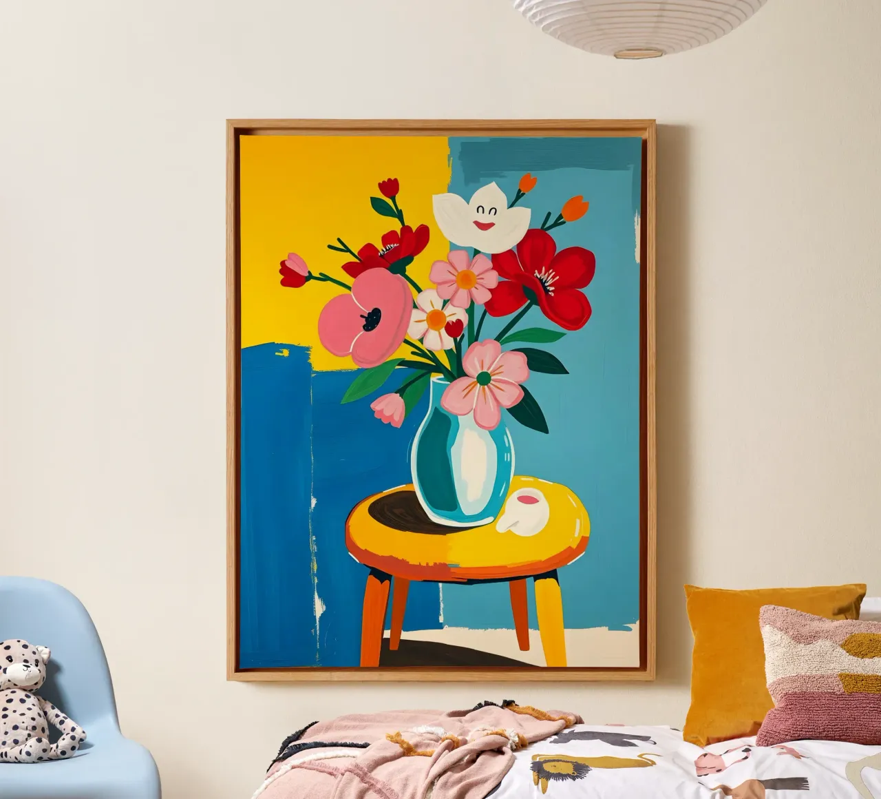 Flowers On A Table canvas by ARTOMATIC