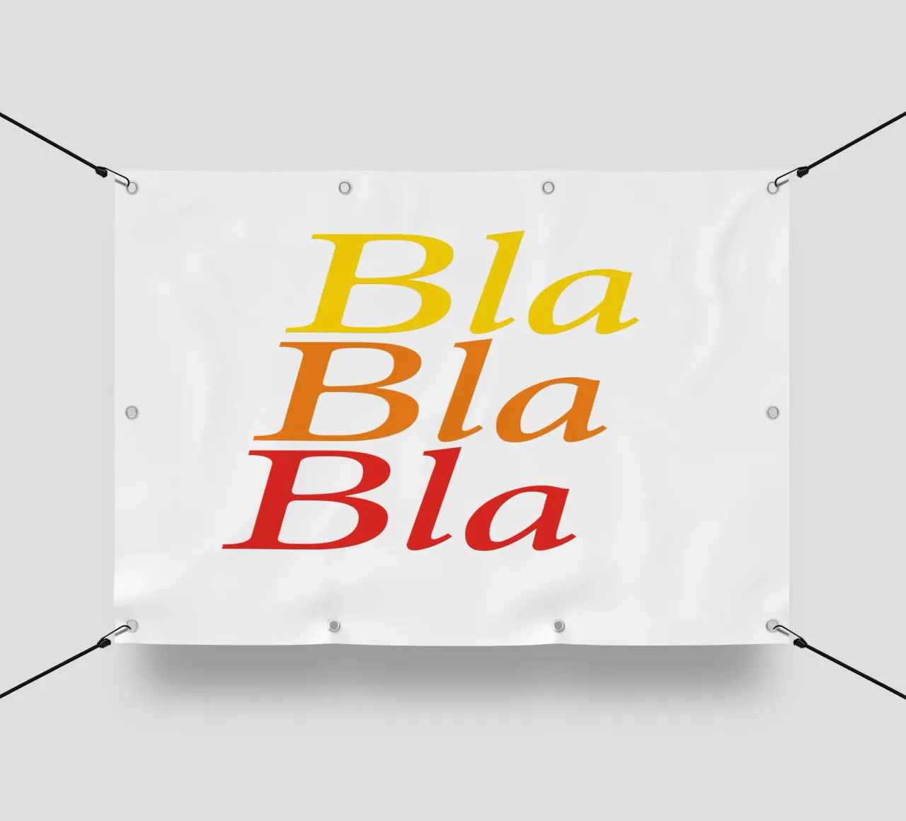 Bla Bla Bla telo in pvc da Jonas Klein