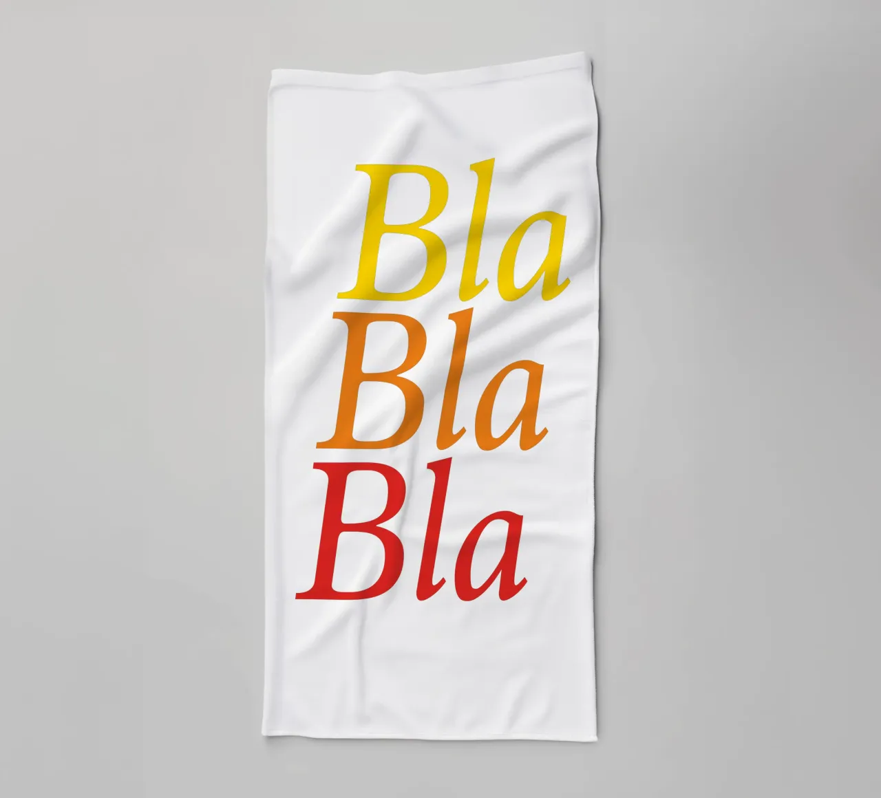 Bla Bla Bla asciugamano da bagno da Jonas Klein