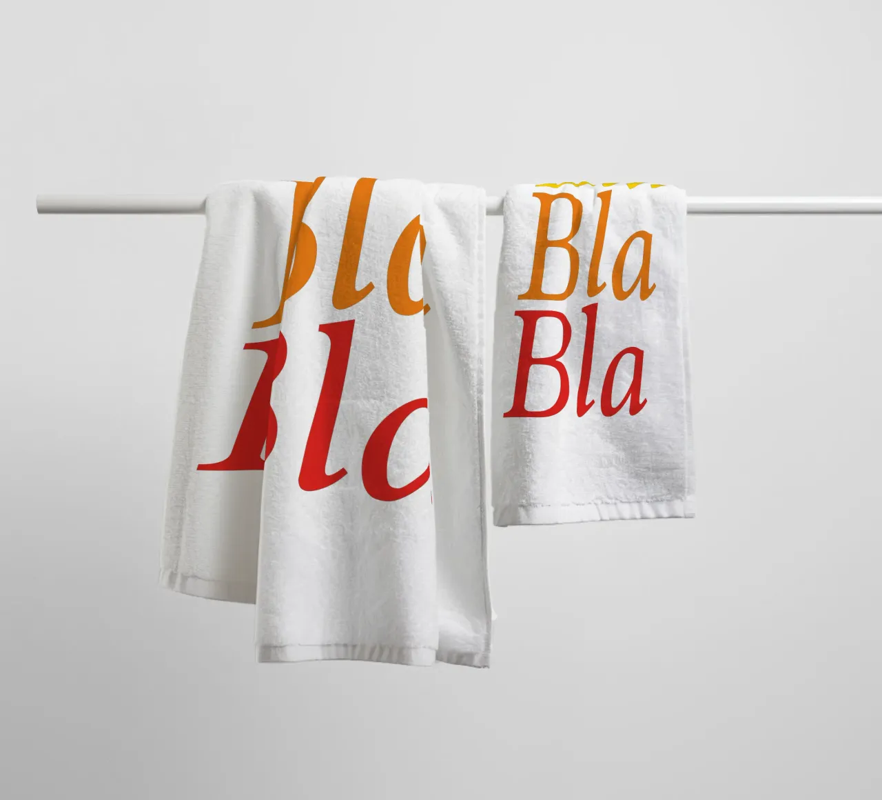 Bla Bla Bla asciugamano da bagno da Jonas Klein