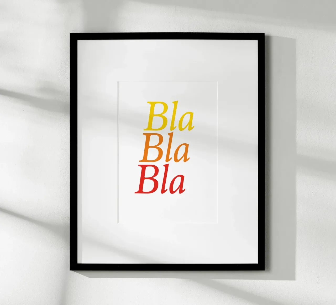 Bla Bla Bla carta hahnemühle da Jonas Klein