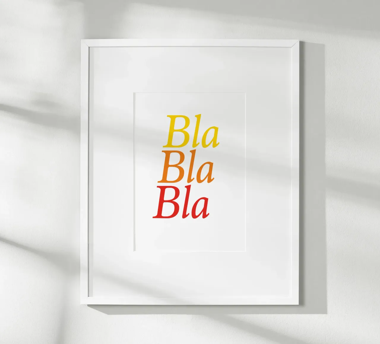 Bla Bla Bla carta hahnemühle da Jonas Klein