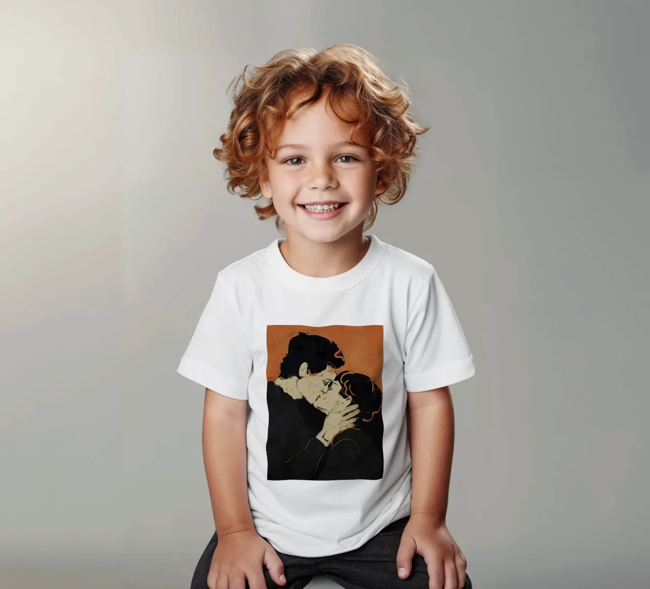 Bacio 8 t-shirt bambini da ThingDesign