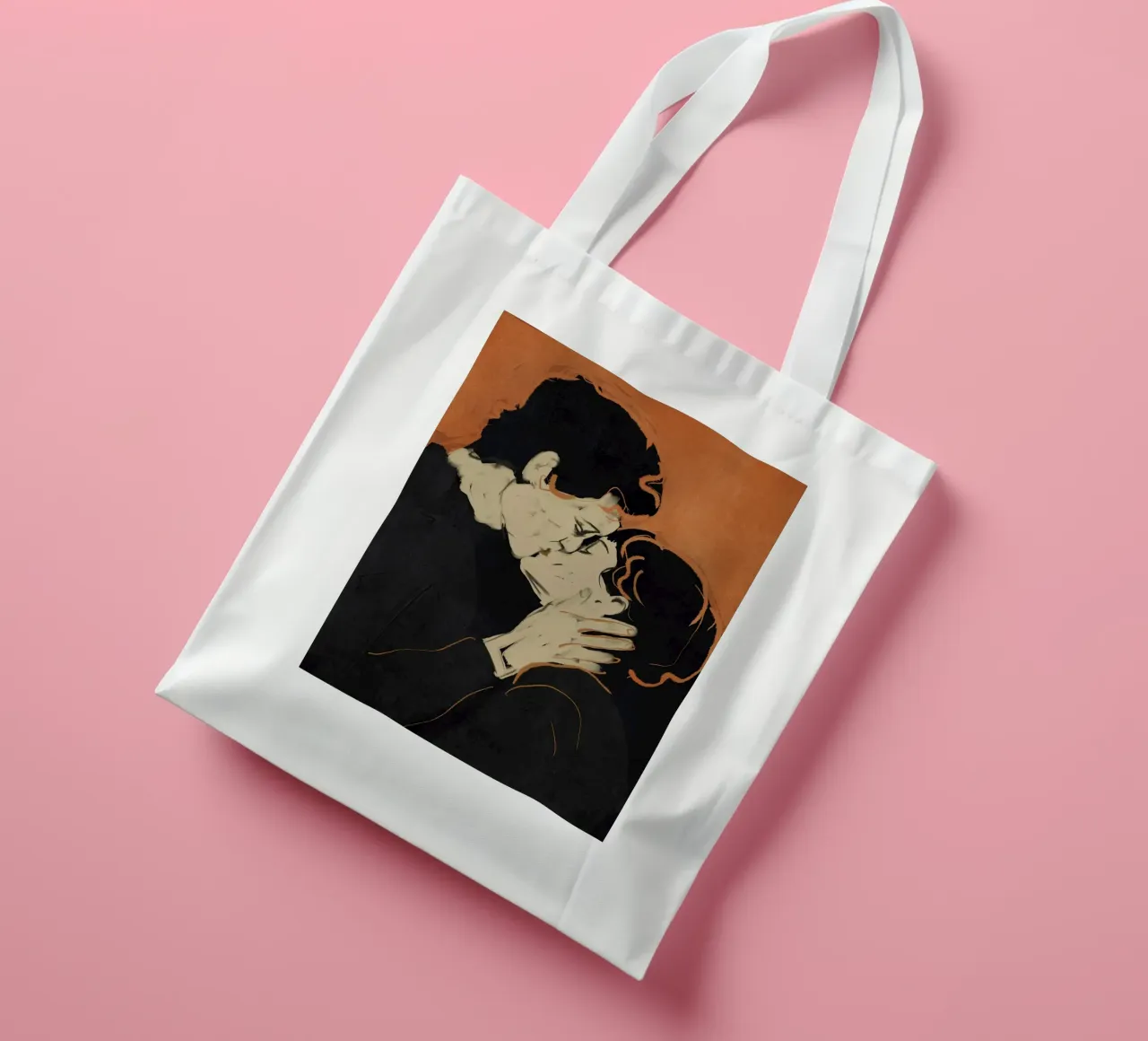 Bacio 8 borsa in juta da ThingDesign
