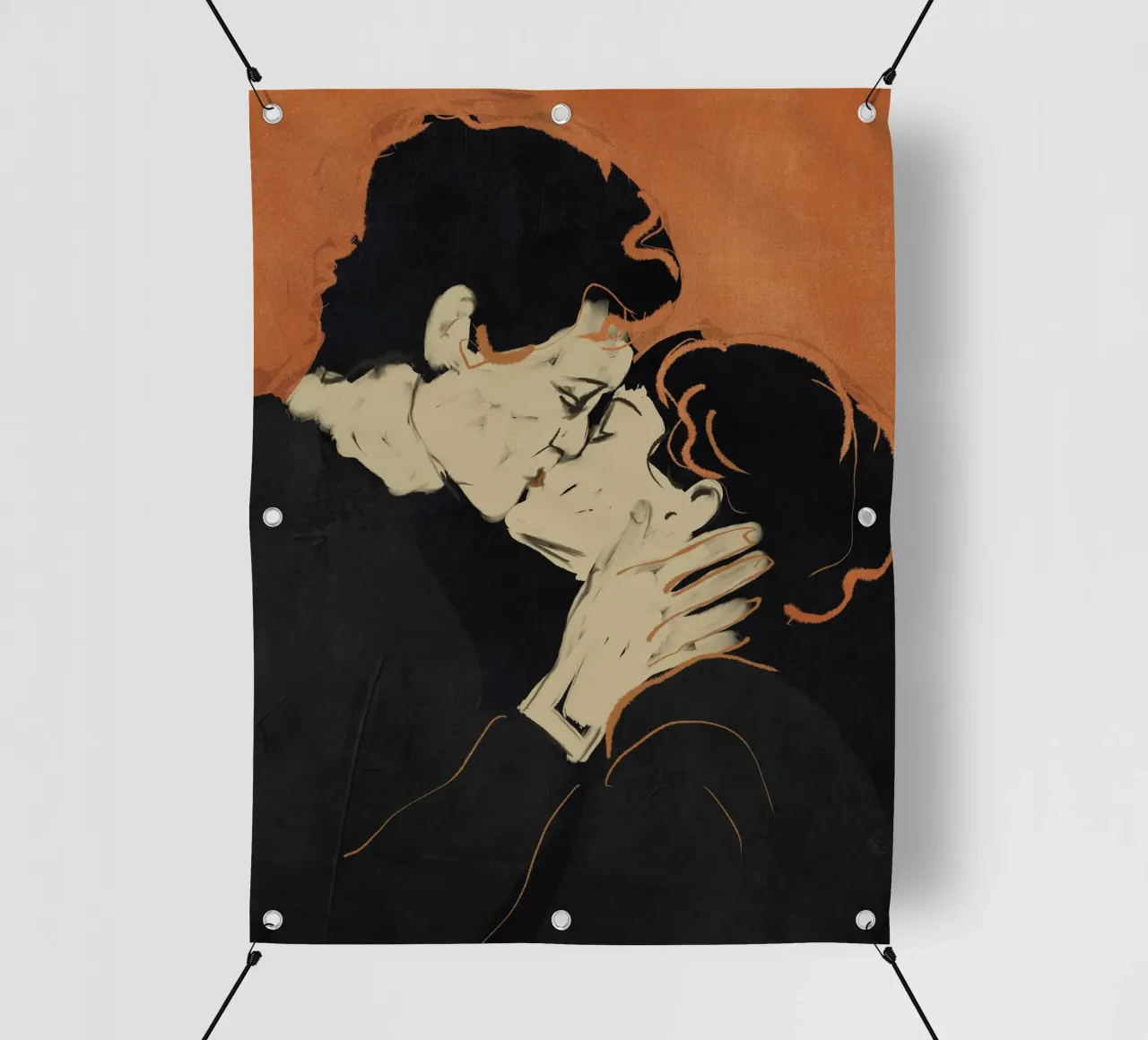 Bacio 8 telo in pvc da ThingDesign