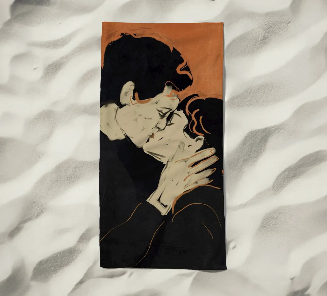 Bacio 8 telo mare da ThingDesign