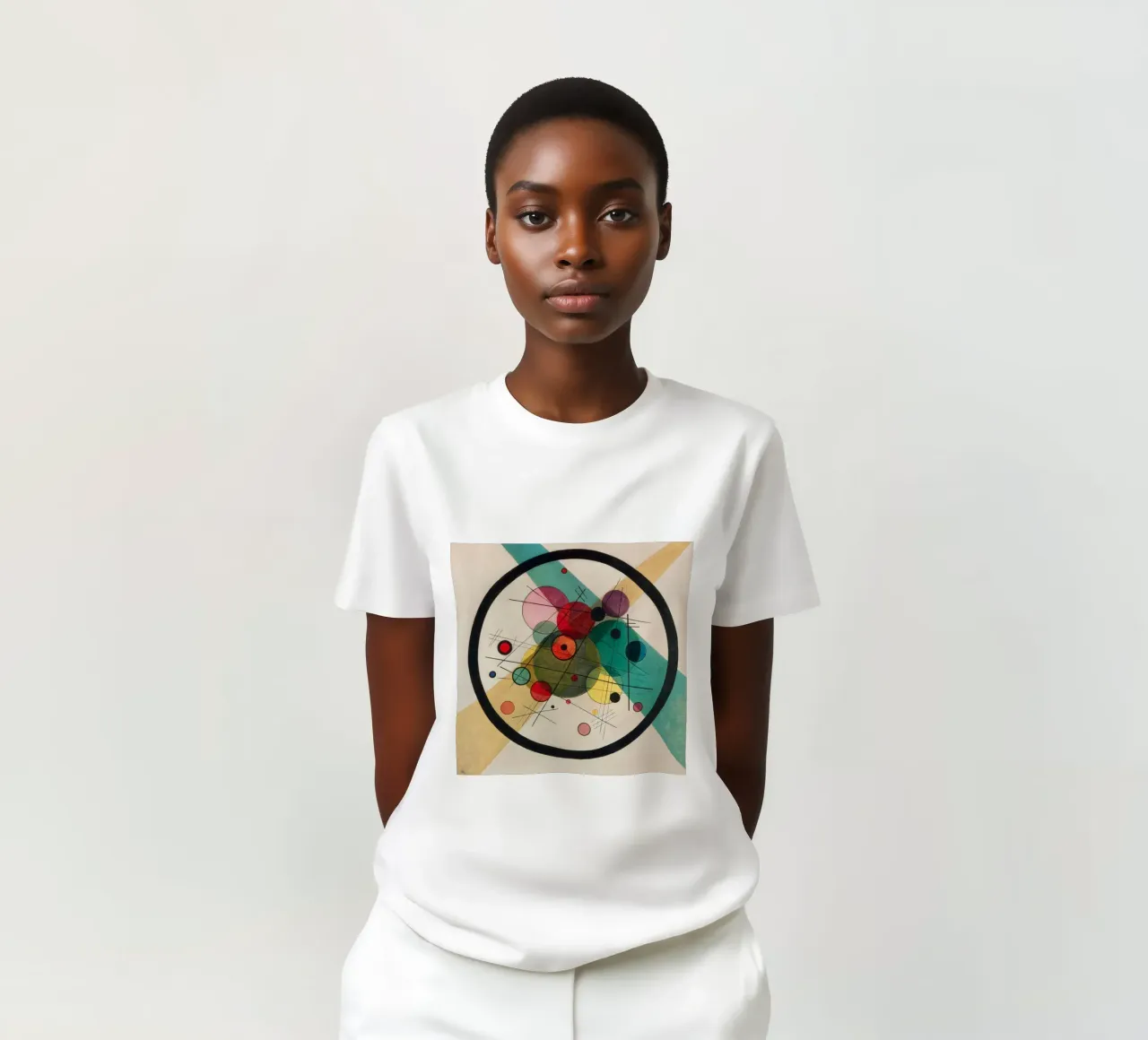 Wassily Kandinsky - Circles in a circle t-shirt by William Store