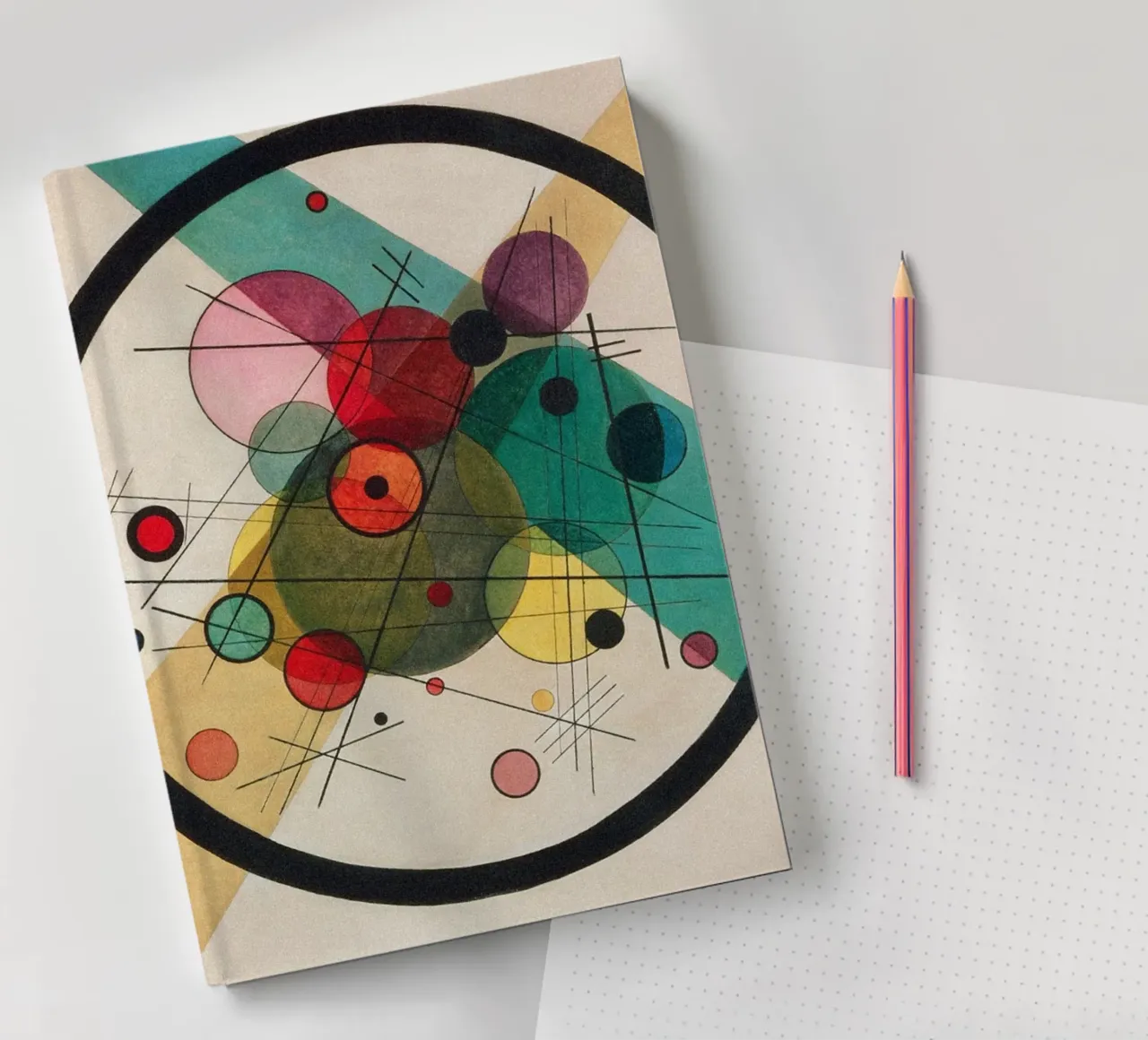 Wassily Kandinsky - Circles in a circle notebook by William Store