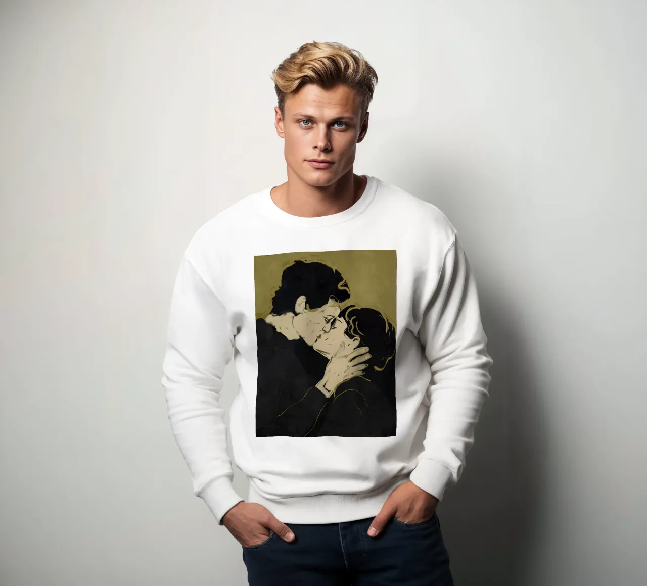 Bacio 9 felpa da ThingDesign