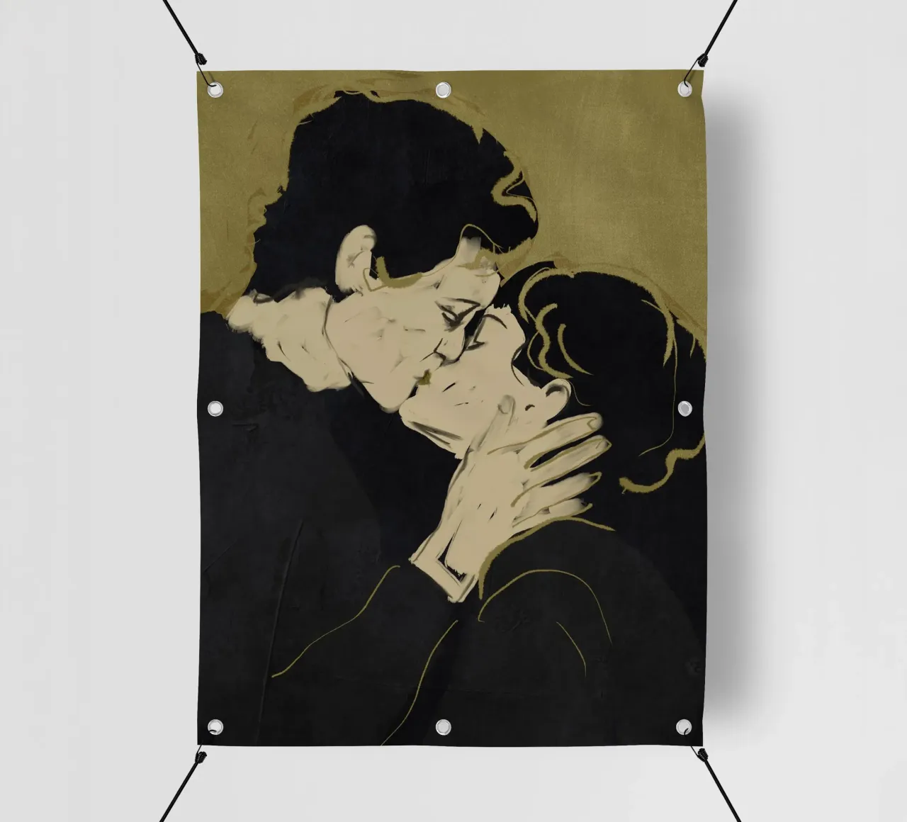 Bacio 9 telo in pvc da ThingDesign