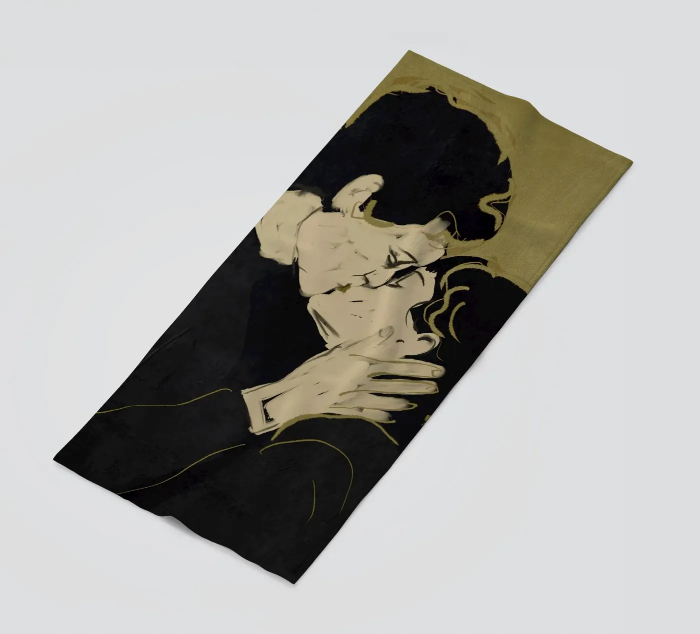 Kiss 9 Strandtuch von ThingDesign