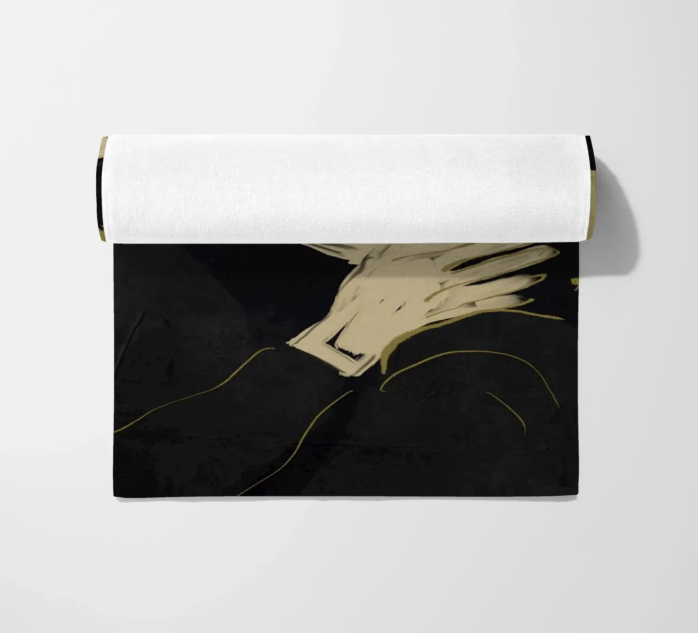 Kiss 9 Strandtuch von ThingDesign