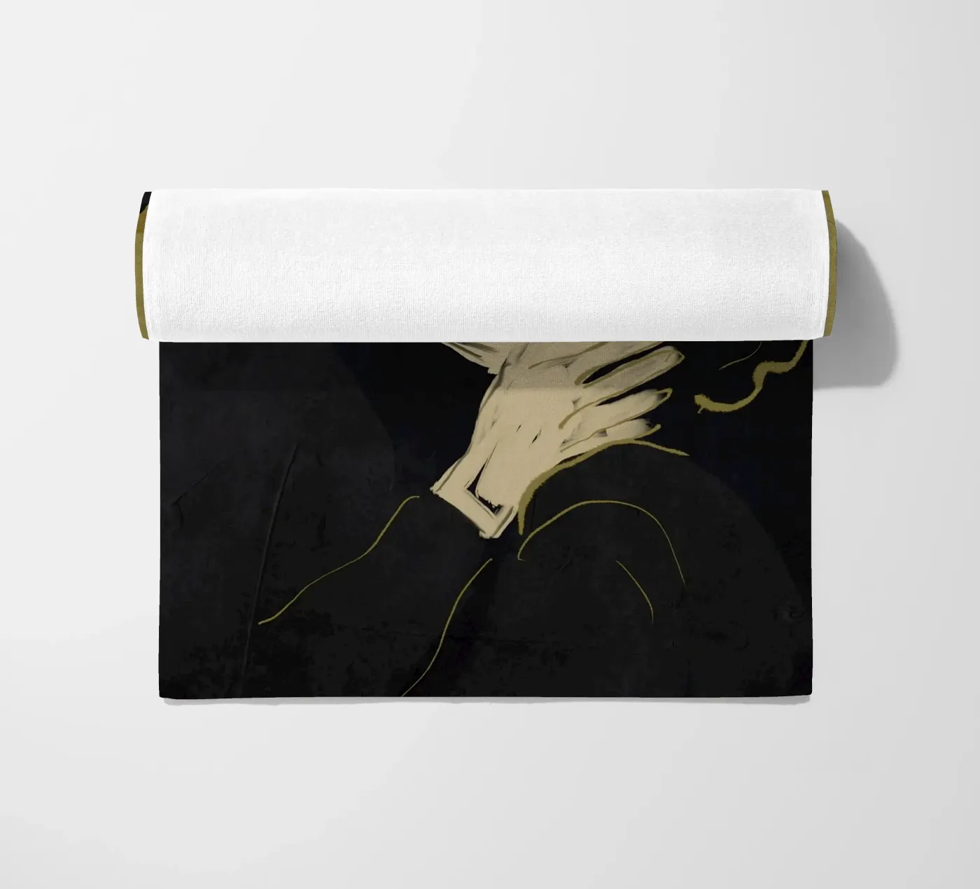 Kiss 9 Strandtuch von ThingDesign