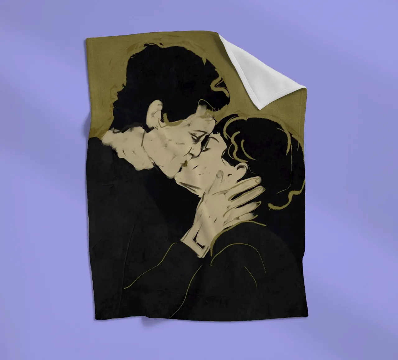 Bacio 9 coperta in pile da ThingDesign