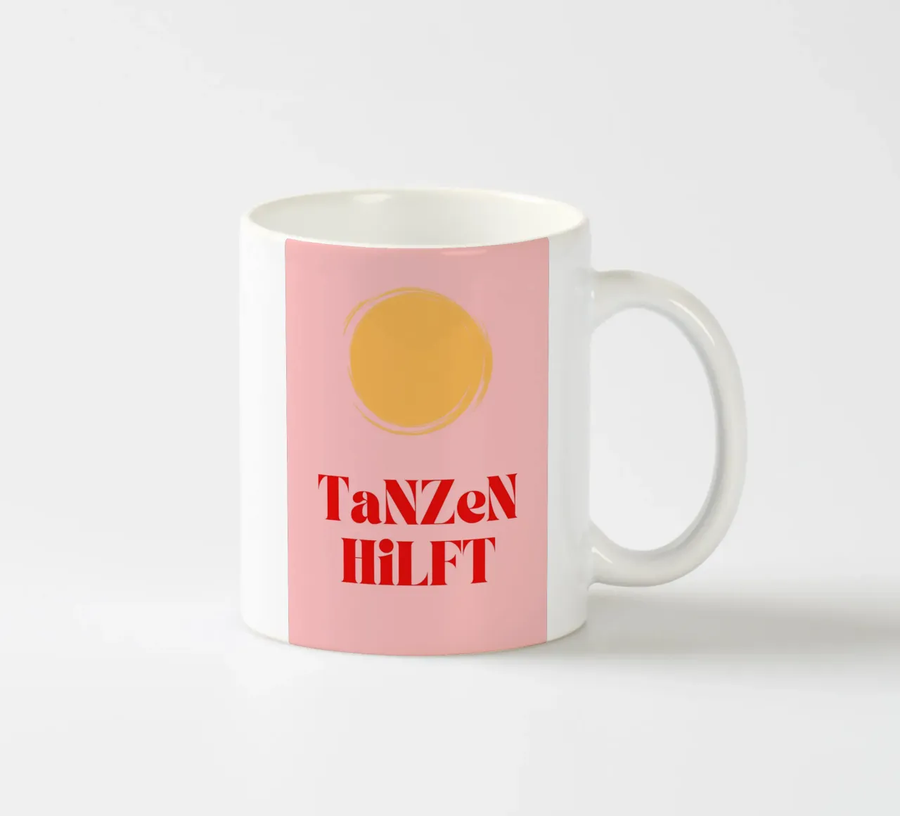 TANZEN HILFT tazza in ceramica da Tabea Jule