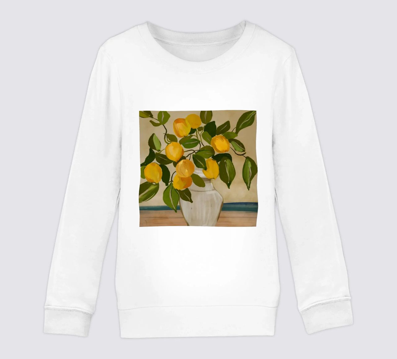 Ramo di limone felpa bambino da ThingDesign
