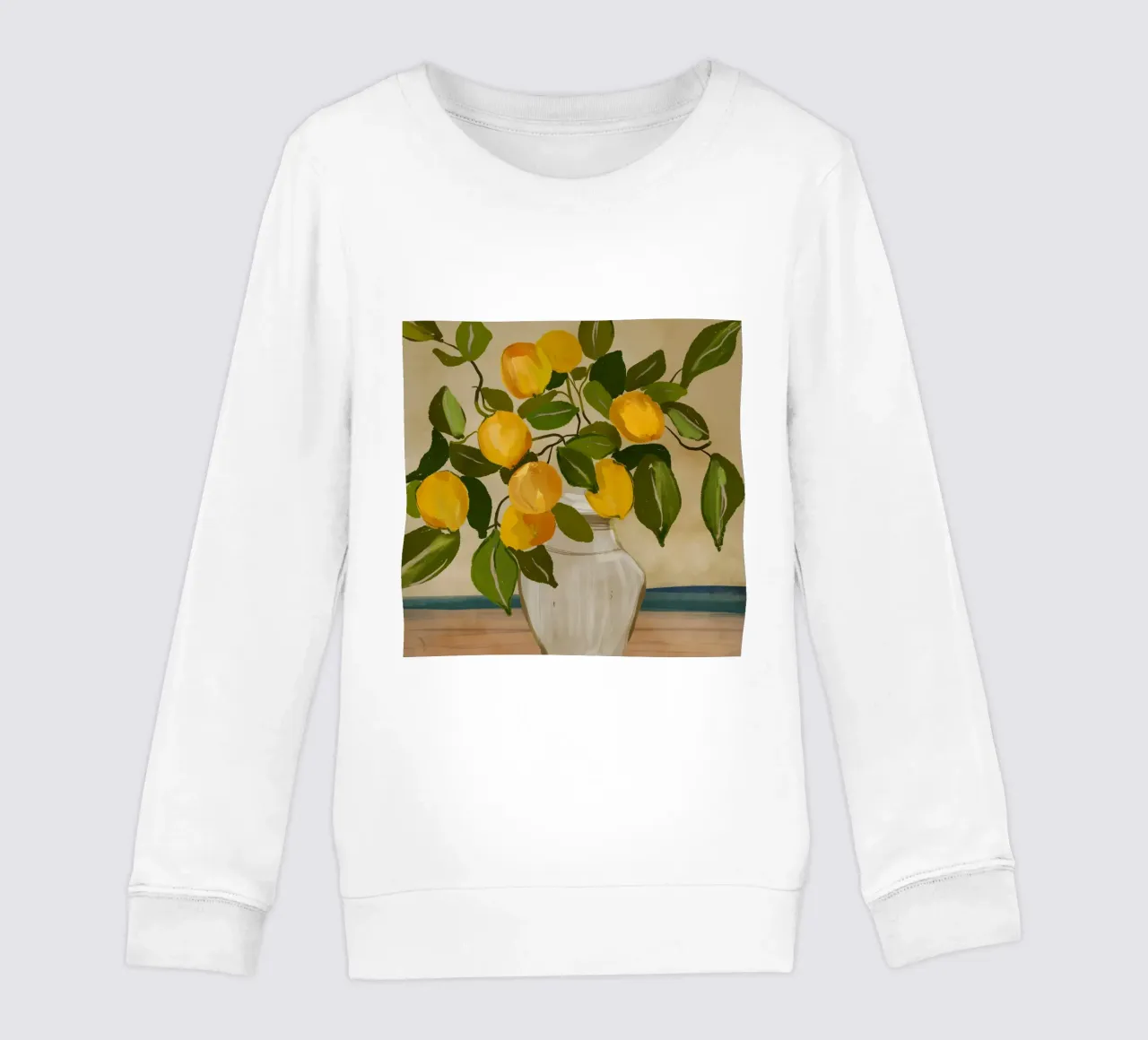 Ramo di limone felpa bambino da ThingDesign