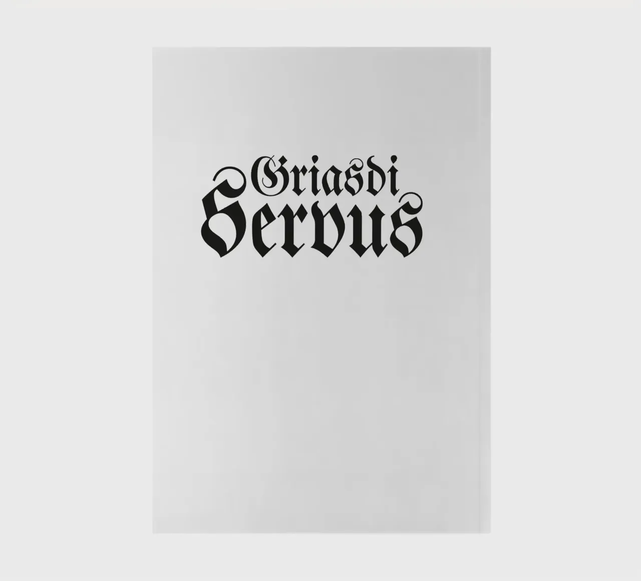 servus notebook by Jonas Klein