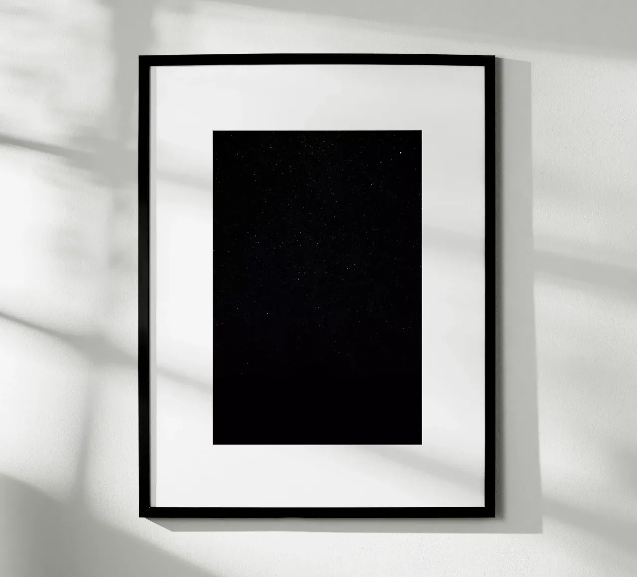 Look at the Stars 3 poster con telaio in legno da Nur Mut
