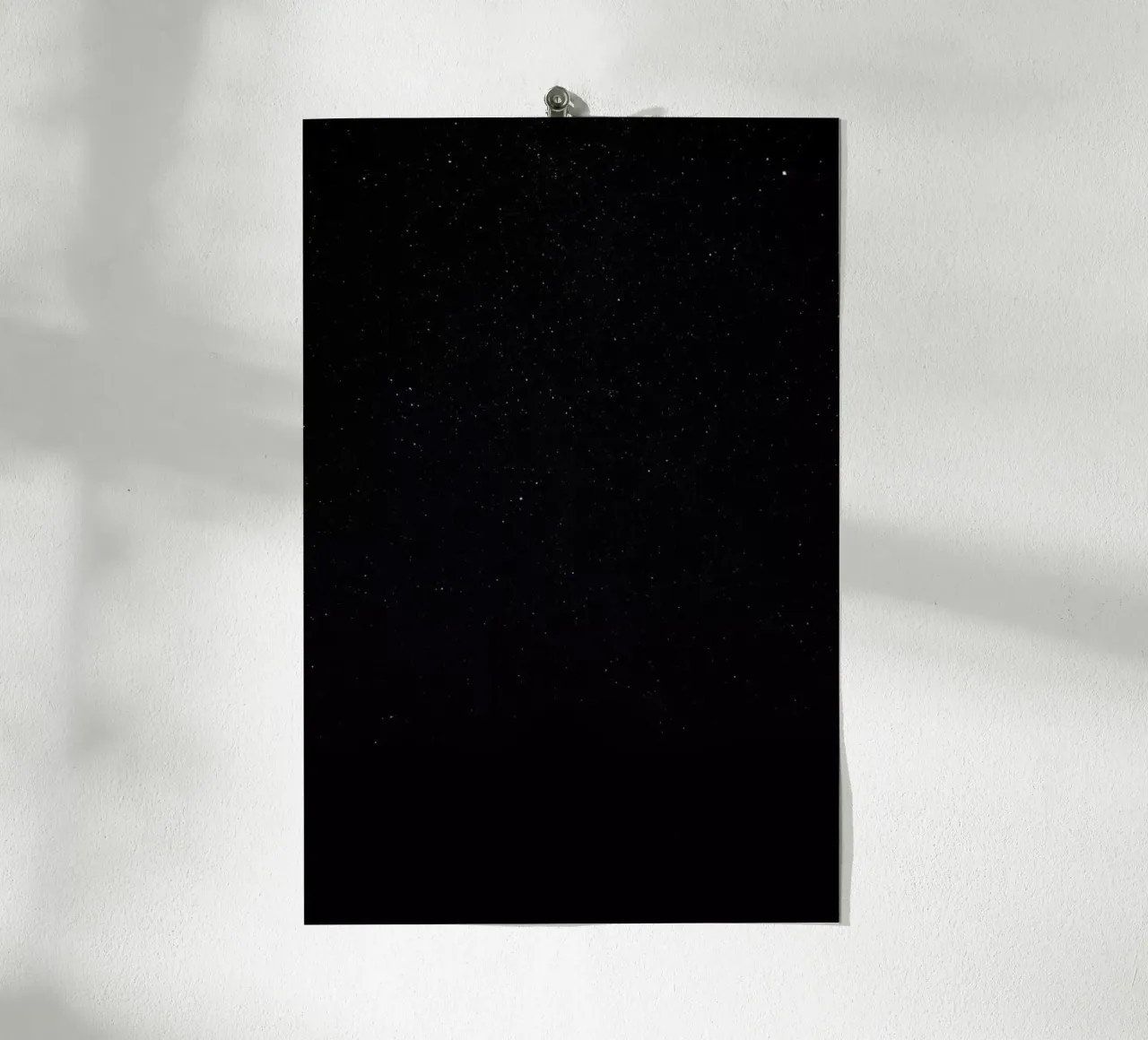 Look at the Stars 3 poster con telaio in legno da Nur Mut