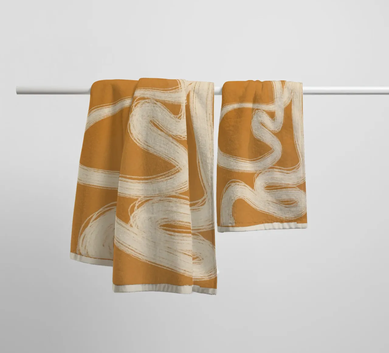 Linea astratta 31 asciugamano da bagno da ThingDesign