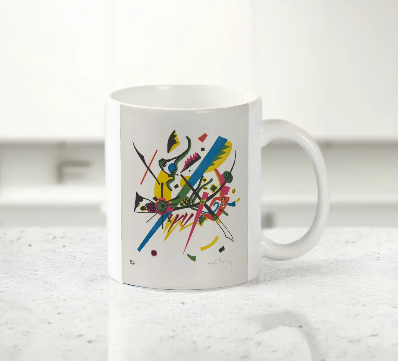 Wassily Kandinsky - Petits mondes I mug en céramique de William Store