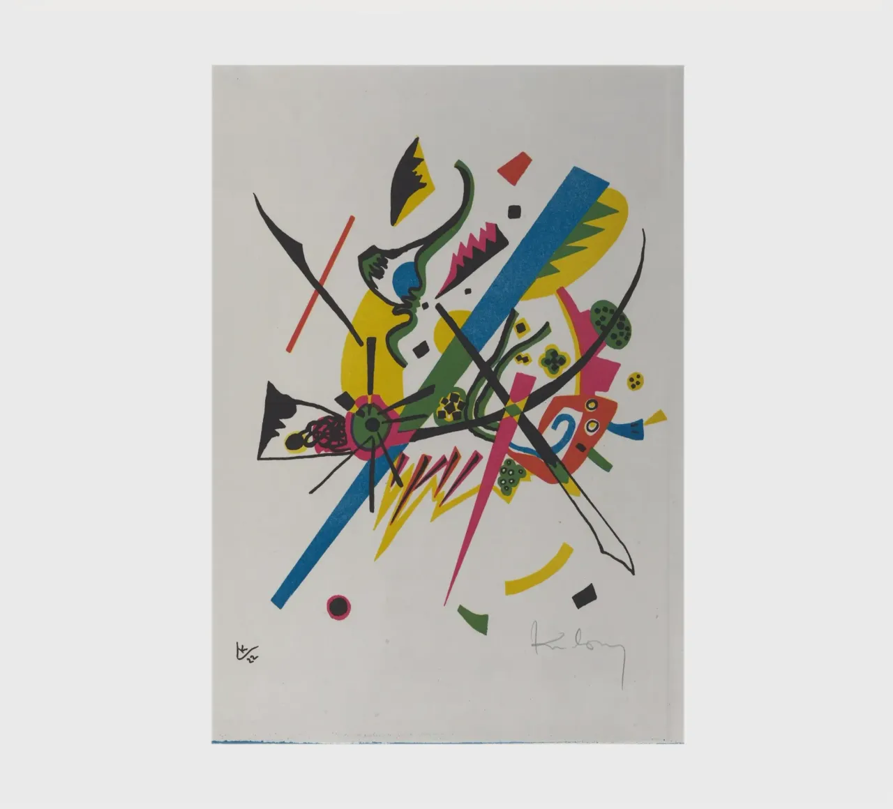 Wassily Kandinsky - Kleine Welten I Notizbuch von William Store