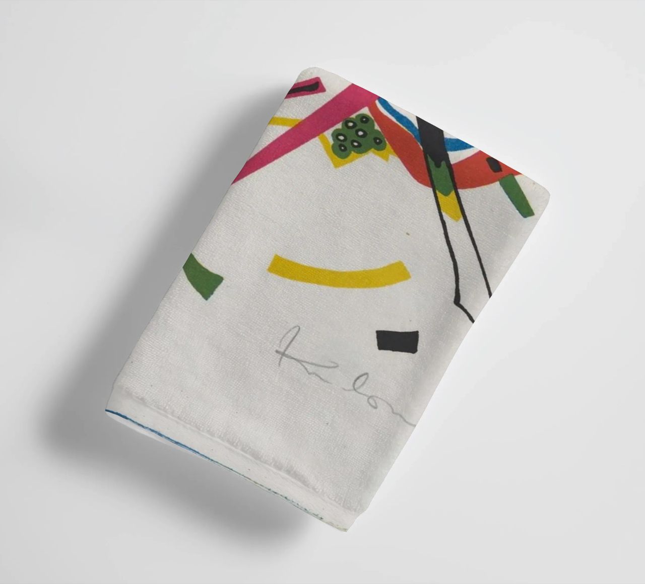 Wassily Kandinsky - Small Worlds I towel by William Store