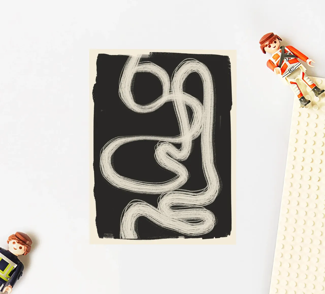Ligne abstraite 30 autocollant de ThingDesign