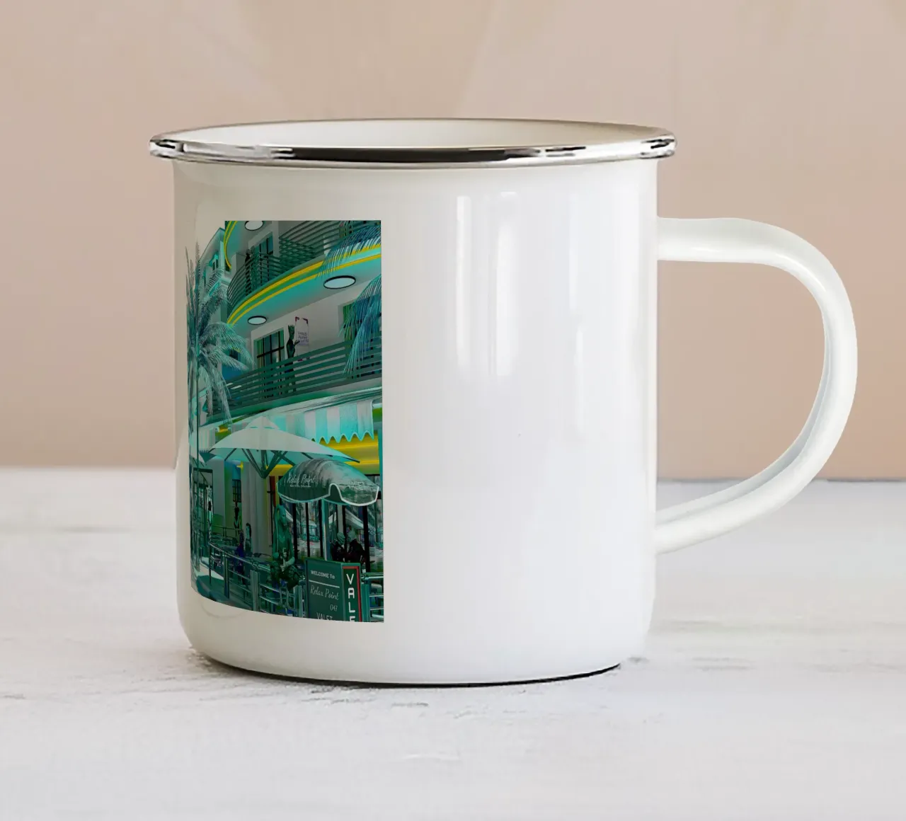 Miami Vice$ tazza in smalto da the-witcher