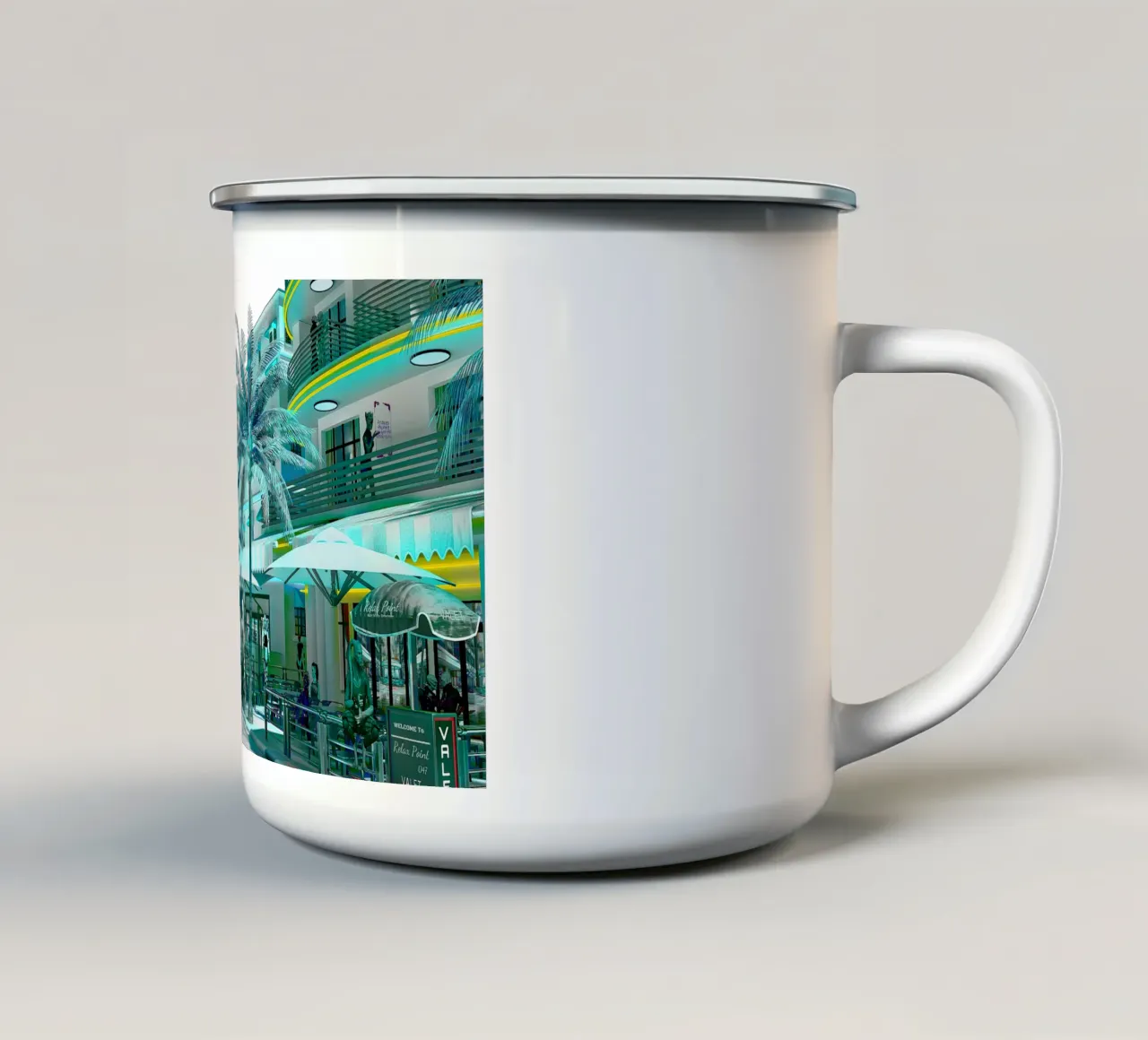 Miami Vice$ tazza in smalto da the-witcher