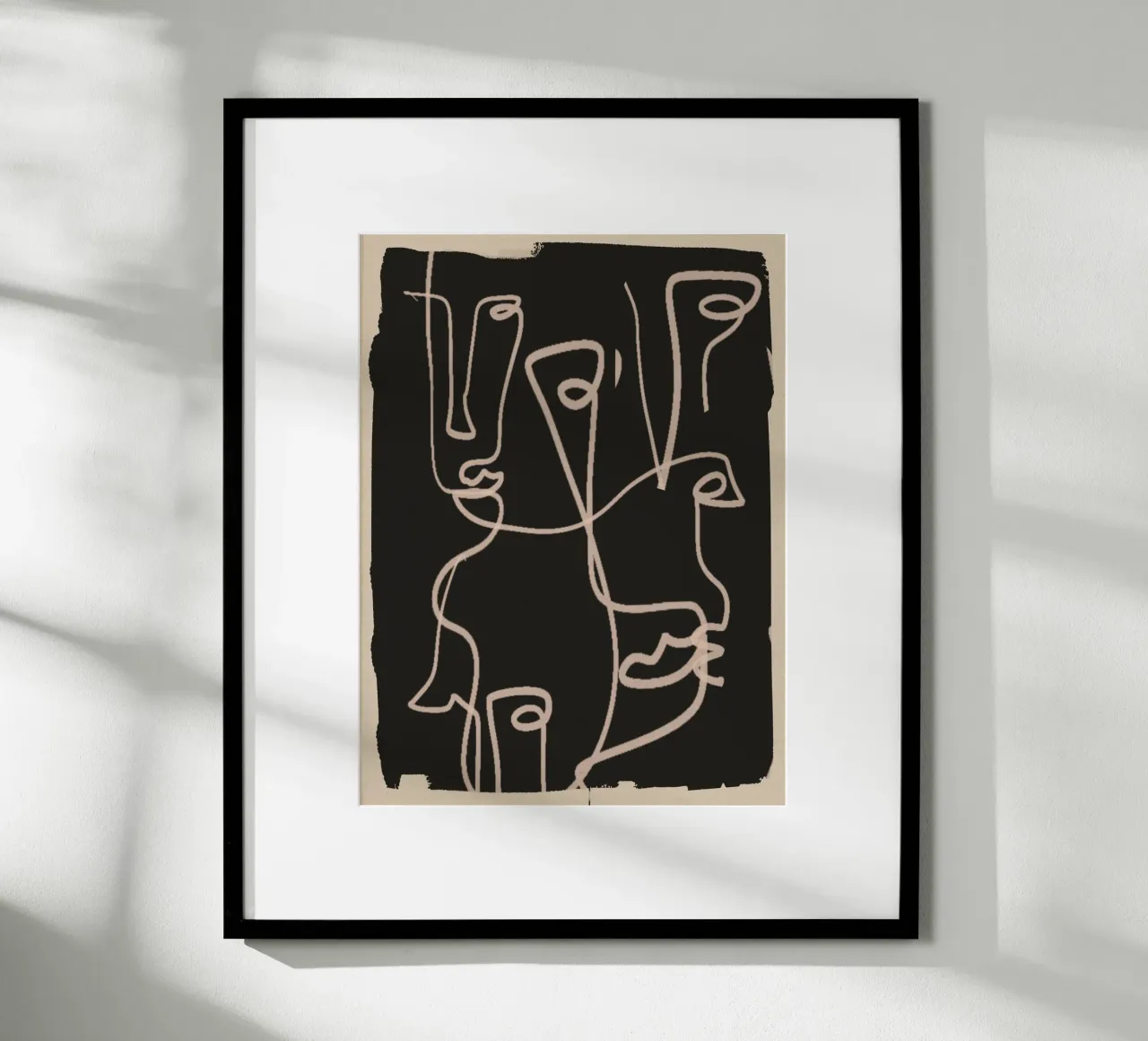 Minimal Abstract Line Art 4 hahnemühle by ThingDesign