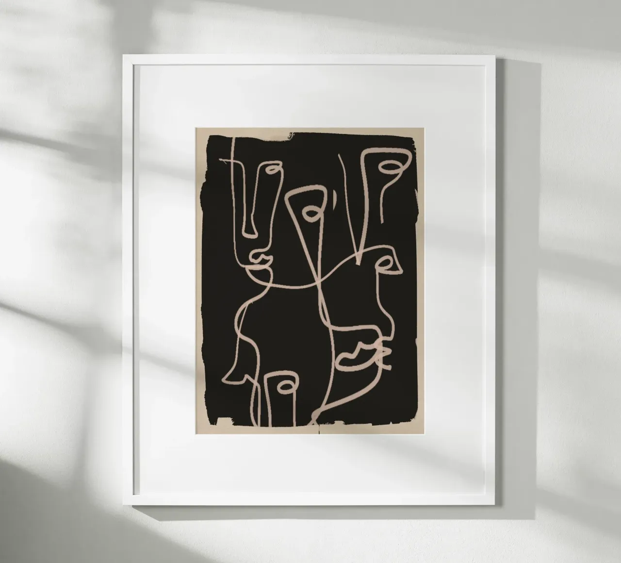 Minimal Abstract Line Art 4 hahnemühle by ThingDesign